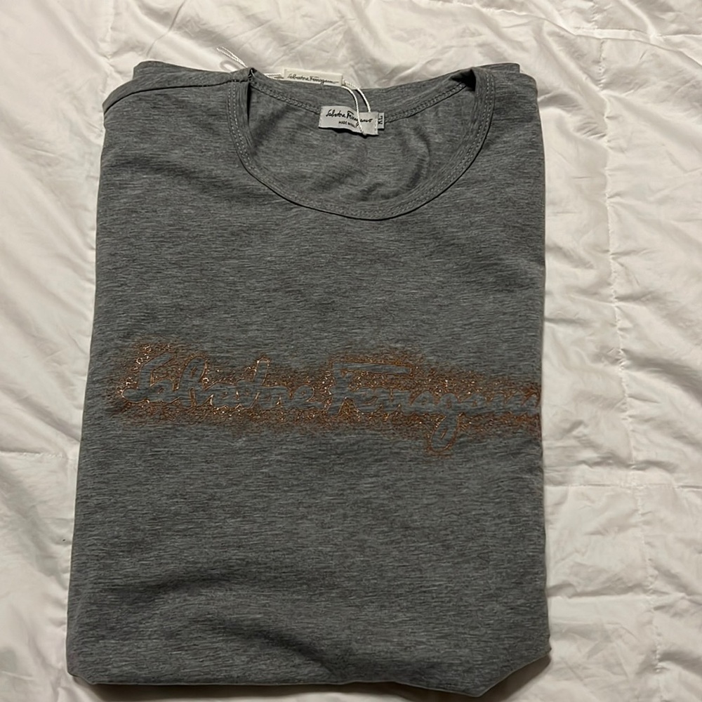NWOT Salvadore Ferragamo sport shirt made in Italy